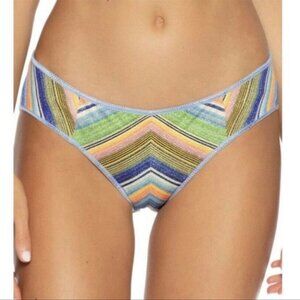 NEW Becca Mia American Metallic Hipster Bikini Bottom S